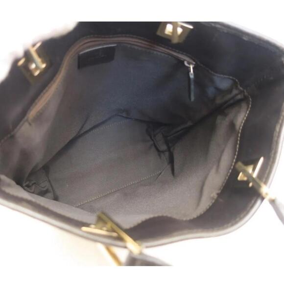 Gucci GG Web Canvas and Leather Tote Brown (GGXX089) - Picture 11 of 13